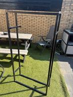 Hout rek, staal koker profiel., Tuin en Terras, Haardhout, Ophalen of Verzenden