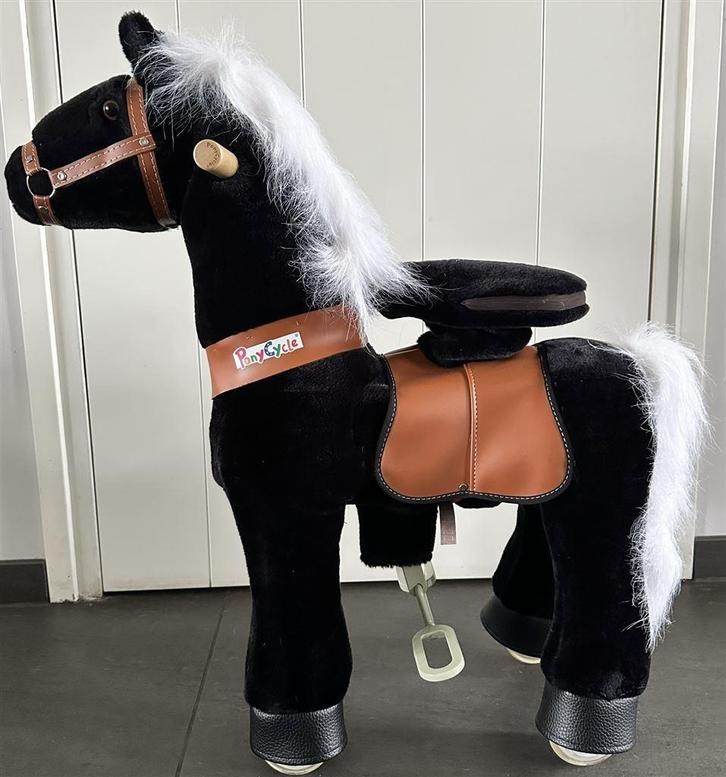 PonyCycle Zwart Kleine Variant, Kinderen en Baby's, Speelgoed | Speelgoedvoertuigen, Nieuw, Ophalen of Verzenden