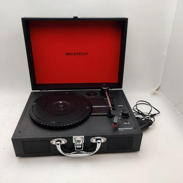 Ricatech RTT20 Black platenspeler met speakers en voeding beschikbaar voor biedingen