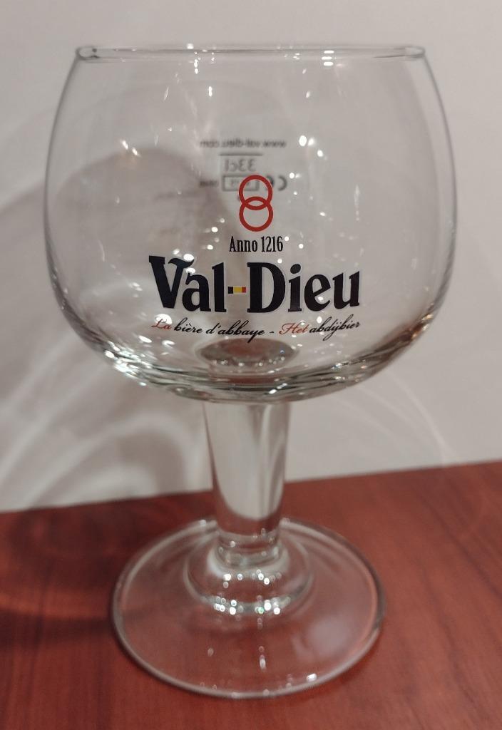 Val Dieu Glas 33cl M15. (A1), Verzamelen, Biermerken, Zo goed als nieuw, Glas of Glazen, Overige merken, Ophalen of Verzenden