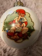 Oude kerstbal met kabouter, Ophalen of Verzenden, Zo goed als nieuw