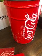 Coca cola groot blik en 2 koeldingen, Ophalen of Verzenden, Gebruikt, Gebruiksvoorwerp