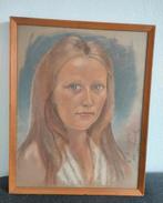 Schilderij van een mooi gezicht, Ophalen of Verzenden