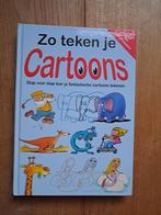 Boek 'Zo teken je cartoons', Boeken, Ophalen, Zo goed als nieuw, Tekenen en Schilderen, Geschikt voor kinderen