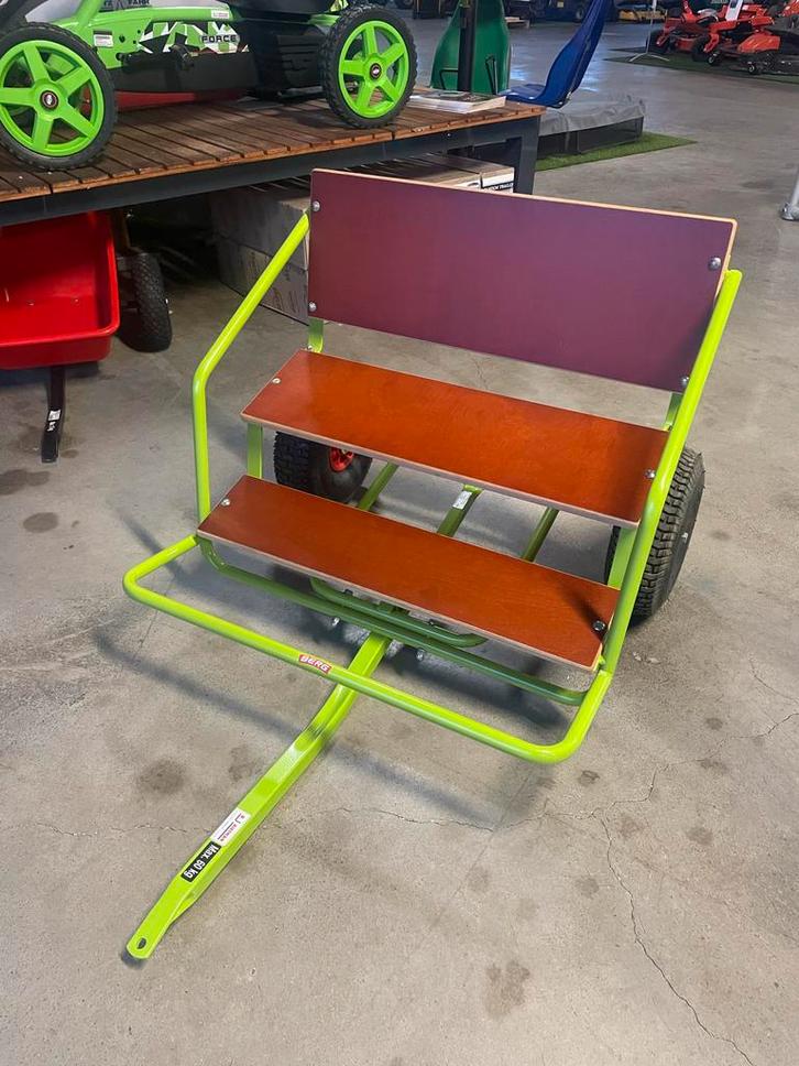 Berg Toys Bison Tweezitter - Claas Groen, Kinderen en Baby's, Speelgoed | Buiten | Skelters, Nieuw, Berg, Ophalen of Verzenden