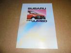brochure Subaru Mini Jumbo  1991, Verzenden, Nieuw, Overige merken