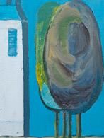 Huis met een boom, Ophalen of Verzenden