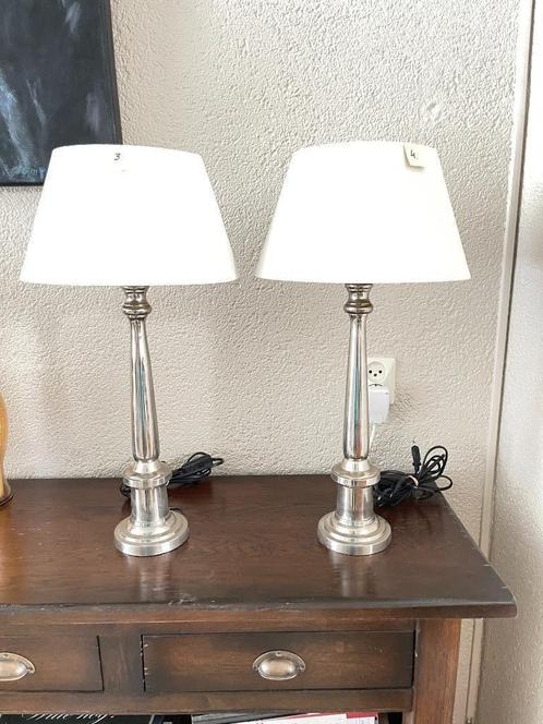 schemerlampvoet (kappen gratis), Huis en Inrichting, Lampen | Tafellampen, Gebruikt, 50 tot 75 cm, Metaal, Ophalen of Verzenden