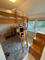 Lundia Trapje en Bedframe voor hoogslaper, Huis en Inrichting, Slaapkamer | Stapelbedden en Hoogslapers, Ophalen, Gebruikt, Hoogslaper