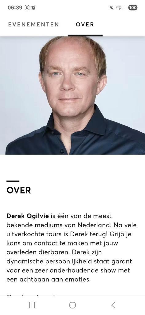 Derik Ogilvie Show, Tickets en Kaartjes, Concerten | Nederlandstalig, Twee personen, December