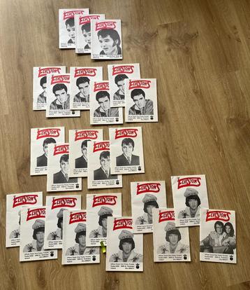  24 x Elvision clubblad Elvis Fanclub  70 begin 80 er jaren beschikbaar voor biedingen