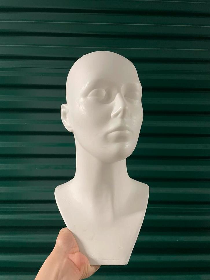 Presentatie hoofd unisex - 5 stuks, Hobby en Vrije tijd, Kostuums, Theaterbenodigdheden en LARP, Zo goed als nieuw, Toneelattributen of Onderdelen