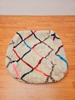 Handgeknoopt Marokkaans Berber Poef. Prachtige kleuren!, Ophalen of Verzenden, Zo goed als nieuw, Rechthoekig, 50 tot 75 cm