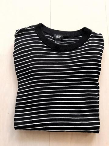H&M Zwartwit gestreepte sweater maat S beschikbaar voor biedingen