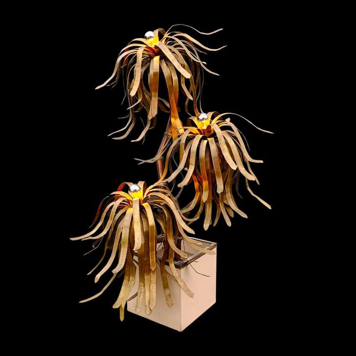 +150cm!! Maison Jansen floor Palm lamp regency 1970s France, Antiek en Kunst, Curiosa en Brocante, Ophalen of Verzenden