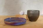 Mobach keramiek set – handwerk – schotel, pot & vaasje – vin, Ophalen of Verzenden