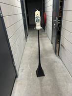 Kaarsenstandaard met kaars, Gebruikt, Zwart, Ophalen of Verzenden, Metaal