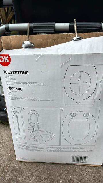 Toiletbril OK nieuw in doos beschikbaar voor biedingen