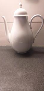 Mooie gave witte theepot, Antiek en Kunst, Antiek | Servies los, Ophalen of Verzenden