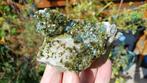 EPI02 Epidoot met Kwarts Imilchile Marokko, Verzamelen, Mineralen en Fossielen, Ophalen of Verzenden, Mineraal