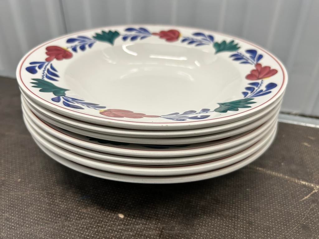 Vintage Boerenbont Borden - Set van Meerdere, Huis en Inrichting, Keuken | Servies, Gebruikt, Ophalen of Verzenden, Royal Sphinx