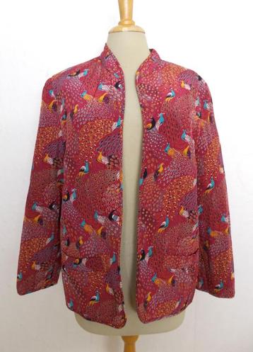 Leuk pauwen print jasje! 40 beschikbaar voor biedingen