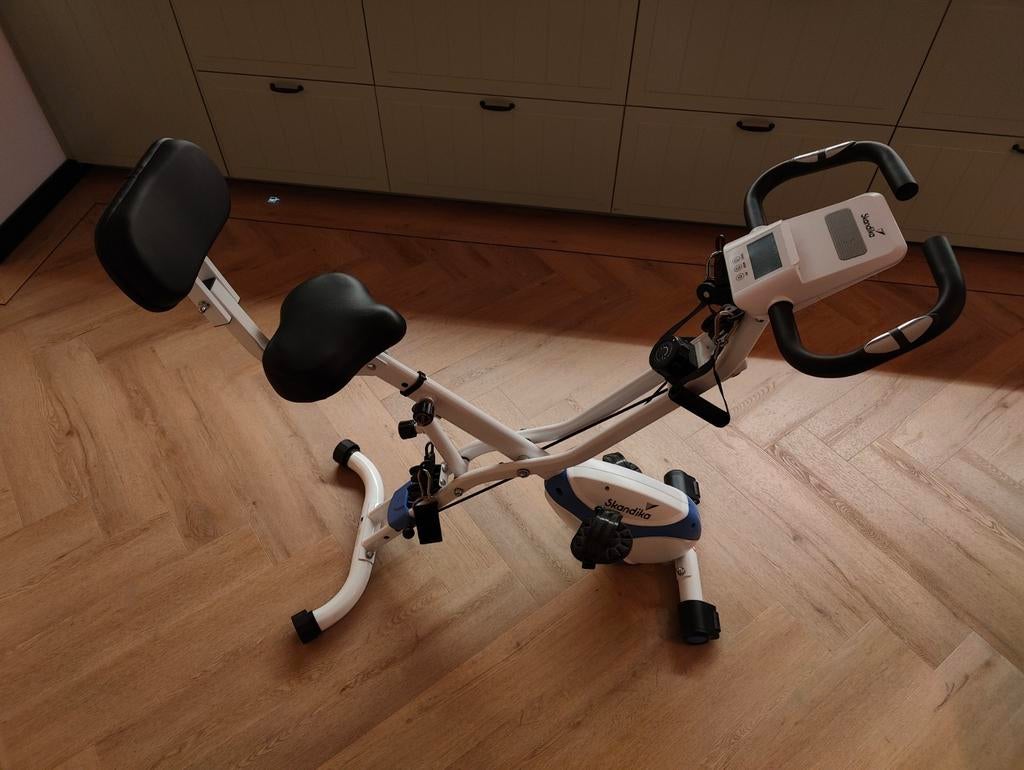 Skandika Opvouwbare Hometrainer, Ophalen, Buik, Zo goed als nieuw, Metaal