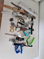 Lot 26 horloges Partij werking onbekend, Sieraden, Tassen en Uiterlijk, Horloges | Heren, Ophalen of Verzenden, Gebruikt, Staal