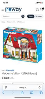 Playmobil 4279 modere villa met garage, auto en hele mand, Ophalen of Verzenden, Zo goed als nieuw