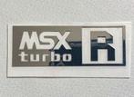MSX 2 TURBO R Metallic embossed Sticker Decal, Computers en Software, Overige Computers en Software, Verzenden, Nieuw