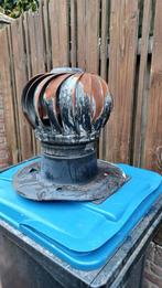 Gebruikte metalen dakventilator, Doe-het-zelf en Verbouw, Dakpannen en Dakbedekking, Gebruikt, Zwart, Overige typen, Ophalen of Verzenden