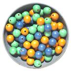 Grote Kralen Hout Antiek P. st. € 0.25 Afkomstig van telraam, Ophalen of Verzenden, Zo goed als nieuw, Kraal