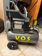 Vos compressor 25L, Gebruikt, 6 tot 10 bar, Mobiel, 25 tot 100 liter