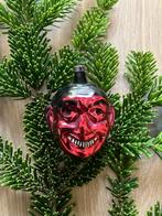 Oude kerstbal Krampus, Ophalen of Verzenden, Gebruikt