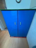 Kleurrijke kledingkast met hang- en leggedeelte, Huis en Inrichting, Kasten | Kledingkasten, Ophalen, Gebruikt, 100 tot 150 cm