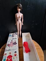 barbie vintage bubble cut brunette/brown met doos en badpak, Fashion Doll, Gebruikt, Ophalen of Verzenden