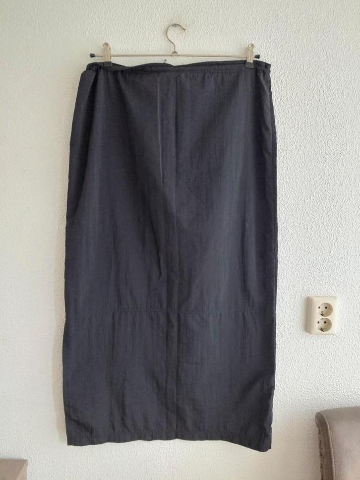 Rok onderkniel.99cm Pescara L elast.taille zwart 1xGedragen, Kleding | Dames, Rokken, Nieuw, Maat 42/44 (L), Zwart, Onder de knie