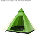 Summit Hydrahalt 4 Persoons Tipi Tent - Groen, Ophalen, Nieuw, Tot en met 4