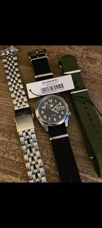 Gezocht: Seiko 5 Mac-V-Sog uitvoering., Sieraden, Tassen en Uiterlijk, Horloges | Heren, Staal, Ophalen of Verzenden, Zo goed als nieuw