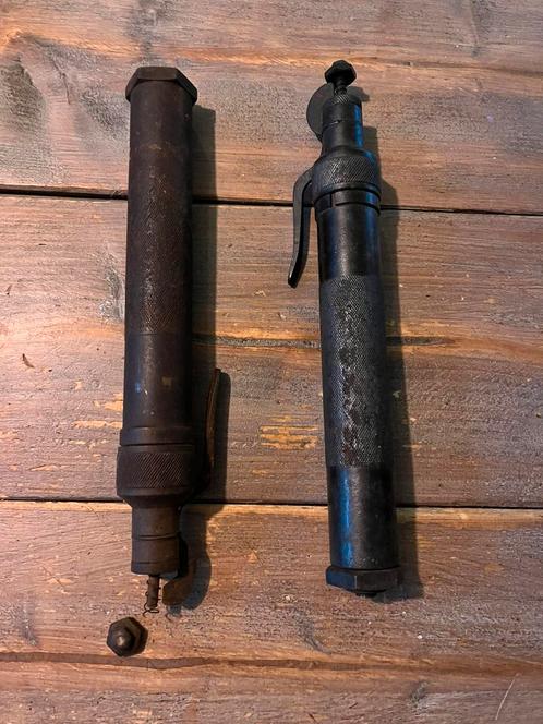 Schietmaskers, 2 stuks in één koop. Bieden! Zie fotos., Antiek en Kunst, Antiek | Gereedschap en Instrumenten, Ophalen of Verzenden