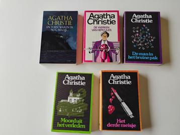 5 x Agatha Christie boeken te koop diverse titels beschikbaar voor biedingen