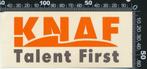 Sticker: KNAF - Talent First, Ophalen of Verzenden, Zo goed als nieuw, Auto of Motor