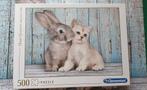 Puzzel. Cat & Bunny.500 st., Ophalen, 500 t/m 1500 stukjes, Zo goed als nieuw, Legpuzzel
