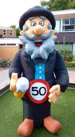 Abraham Cartoon opblaasfiguur te huur / huren, Hobby en Vrije tijd, Feestartikelen | Verhuur, Ophalen of Verzenden, Zo goed als nieuw