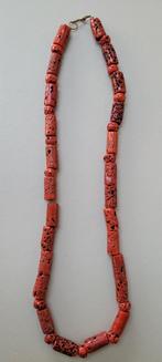 Ketting.  Bamboe koraal, Sieraden, Tassen en Uiterlijk, Antieke sieraden, Ophalen of Verzenden, Overige materialen, Ketting, Met edelsteen