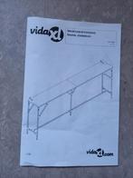 Mooie nieuwe sidetable van vidaxl kleur zwart, Huis en Inrichting, Tafels | Sidetables, Ophalen, 100 tot 150 cm, Nieuw, 25 tot 50 cm