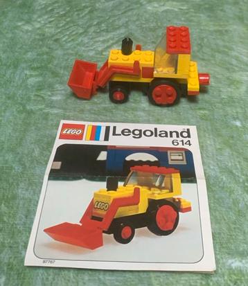 Vintage LEGO Legoland 614 Tractor beschikbaar voor biedingen