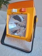 BEREC...Vintage Auto Pechlamp / Waarschuwingslamp, Caravans en Kamperen, Zaklampen, Ophalen of Verzenden, Zo goed als nieuw, Batterij