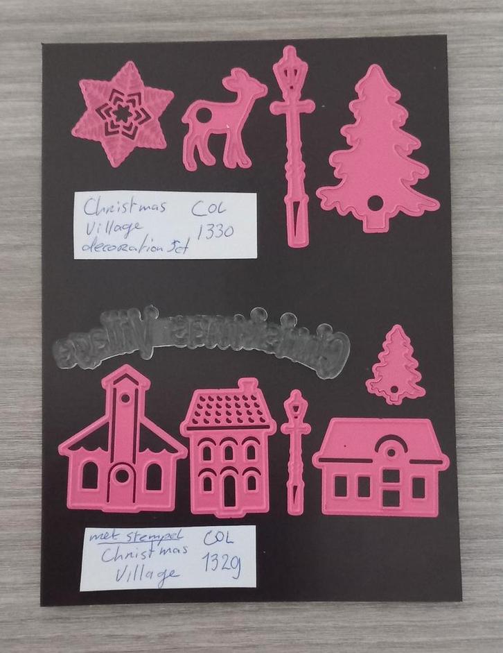 Marianne design Kerst stansmallen., Hobby en Vrije tijd, Kaarten | Zelf maken, Pons of Mal, Kerst, Ophalen of Verzenden