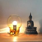 Tafellampje met kopspiegellamp (Raak Amsterdam), Huis en Inrichting, Lampen | Tafellampen, Ophalen of Verzenden, Glas, Minder dan 50 cm
